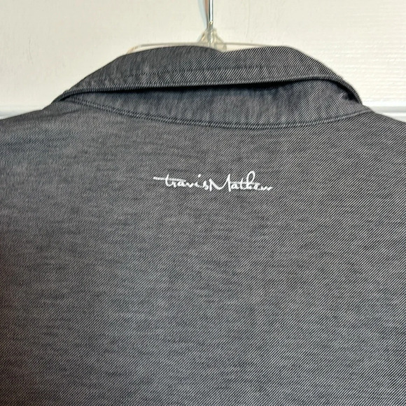 Travis Mathew men’s gray short sleeve polo shirt size small - Picture 6 of 8